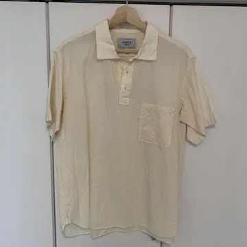 YAECA 반팔 셔츠 크림색