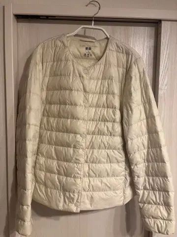 UNIQLO 울트라 라이트 다운 다운 자켓 S 아이보리