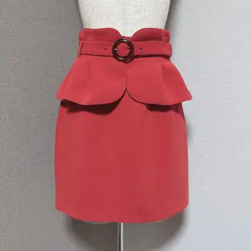 릴리 브라운 페플럼 벨트 2way 스커트