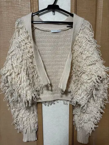 [ SIMPLICITE ] 크림색 루프 가디건