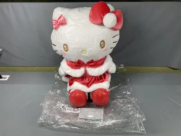 헬로키티 산타 코스튬 봉제 인형 리사이클품입니다