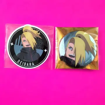 나루토 NARUTO 데이다라 캔뱃지 스티커