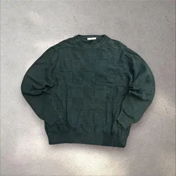 [ 극레어 ] 90s 제프리 빈 코튼 니트 스웨터 XL