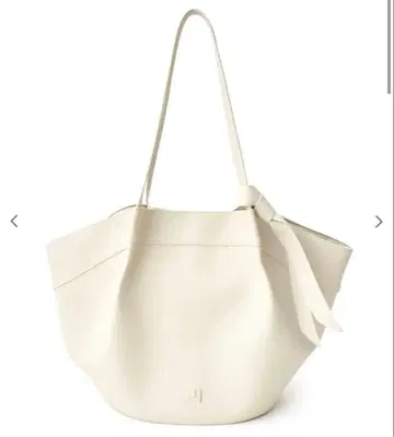 aimeine 베셀 쉐이프 빅 토트백 아이보리