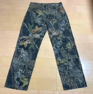 레어! Wrangler 리얼트리 카모플라주 더블니 팬츠 아웃도어