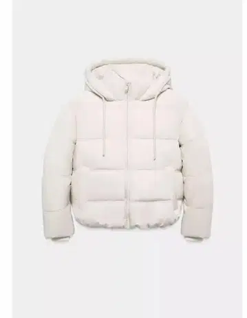 ZARA 발수 가공과 방풍 기능을 갖춘 숏 기장 아노락 L