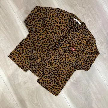 SLY 긴팔 니트 브라운 레오파드