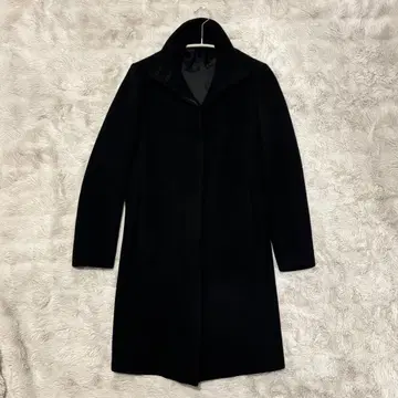 어태치먼트 코트 자켓 블랙 롱 코트