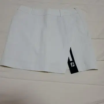 FJ 화이트 슬릿 골프 스커트