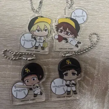 망각 배터리 소프트뱅크 아크릴 키링