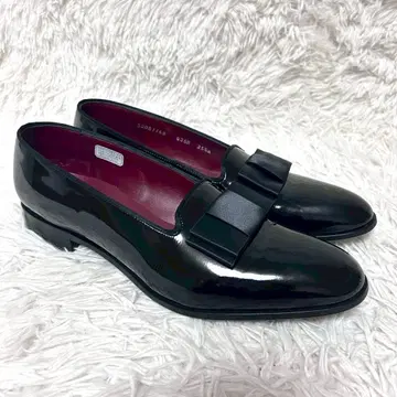 미사용급 리걸 오페라 슈즈 리본 드레스 슈즈 블랙