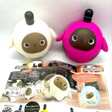 캡슐 캐릭터 LOVOT [라보토] 2 화이트 핫핑크 2종 세트