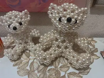 핸드메이드 펄 베어 세트