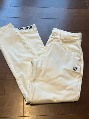 FILA 골프 팬츠 속기모 화이트