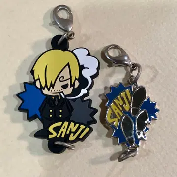 상디 USJ 원피스 키체인 메탈 참 세트