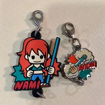 나미 USJ 원피스 러버 키체인 메탈 참 세트