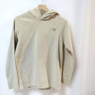 The North Face 베이지 후드 부착 후드티 사이즈 M
