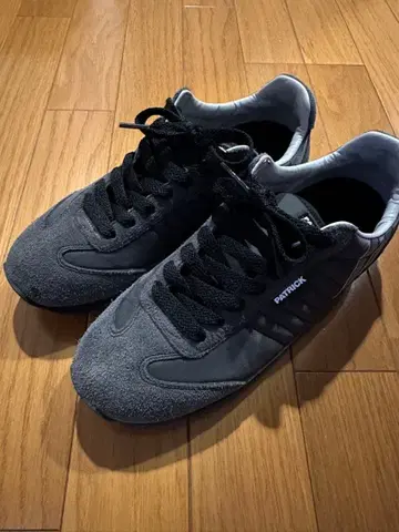 PATRICK 패트릭 그레이 스웨이드 스니커즈 38사이즈