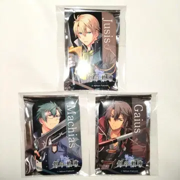 영웅전설 시작의 궤적 트레이딩 사각형 캔뱃지 C 유시스 마키아스 가이우스