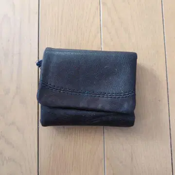 가죽 3단 폴더형 지갑