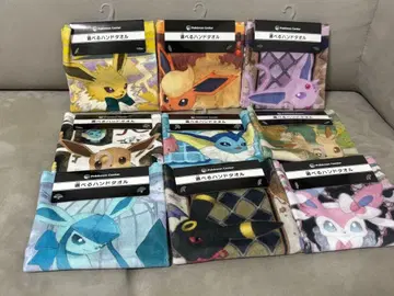핸드 타월 Eevee Collection 전 9종류 컴플리트 세트