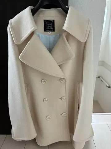 Cynthia Rowley 더블 브레스트 체스터 코트