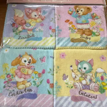 미니 타월 세트 4개 더피