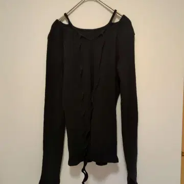 MURRAL 미우라롱 슬리브 상의 사이즈 2 블랙