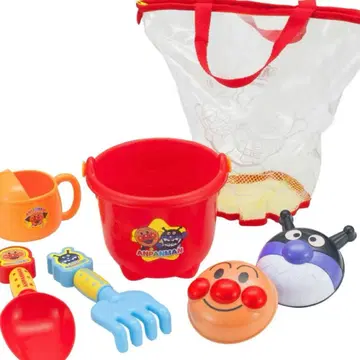 아가츠마 호빵맨 컬러풀 외출 모래놀이 세트 세균맨 모래놀이