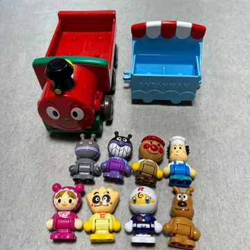 호빵맨 SL맨과 8명의 친구들 타운인형 인형 기차