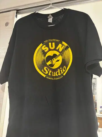 SUN Studio 티셔츠 GILDAN XL 미국 멤피스 본점 구매
