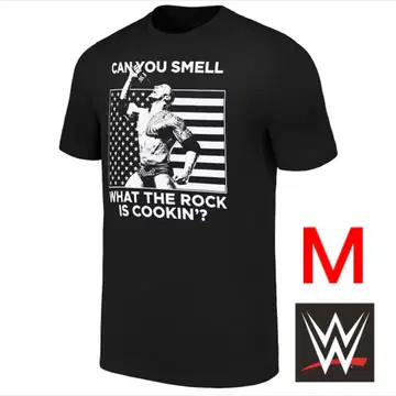 [ 새상품 미사용 ] WWE 더 락 드웨인 존슨 셔츠