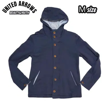 UNITED ARROWS BEAUTY&YOUTH 후드 부착 자켓 M