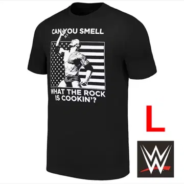 [ 새상품 미사용 ] WWE 더 락 드웨인 존슨 셔츠