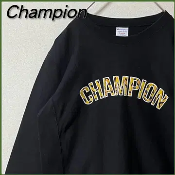 [새상품급] Champion 리버스 위브 레오파드 로고 맨투맨