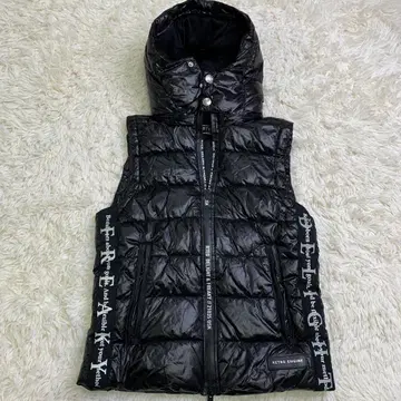 새상품급 RETRO ENGINE 블랙 퀼팅 베스트 사이즈 S