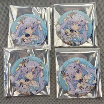 주문토끼 아틀레 치노 캔뱃지 4개 세트 노멀