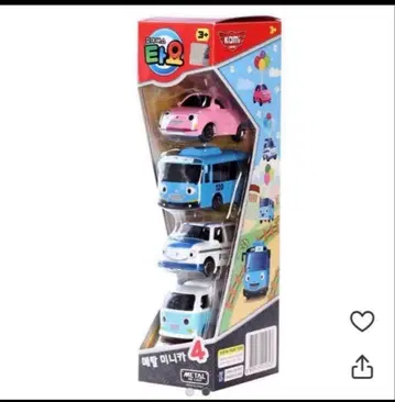 꼬마버스 타요 메탈 미니카 4대 세트