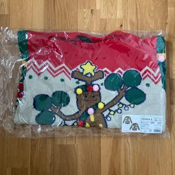 우소키 크리스마스 스웨터 포켓몬 L 사이즈