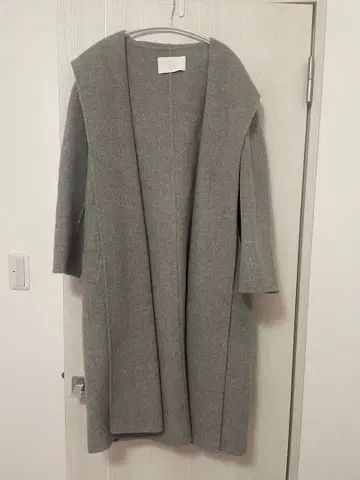 Ballsey 후드 부착 롱 코트 그레이 36 투모로우랜드