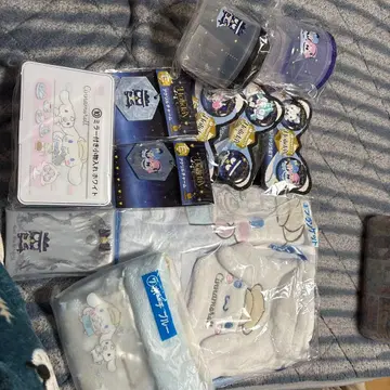 산리오 복권 시나모롤 담요, 파우치, 거울 포함 소품함 외