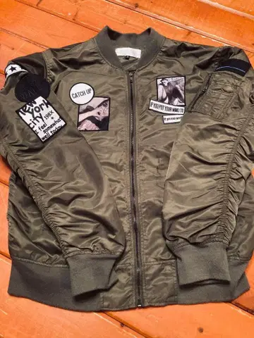 MA-1 플라이트 자켓 올리브 그린