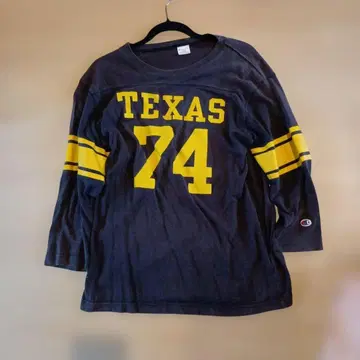 Champion 텍사스 74 7부 소매 티셔츠