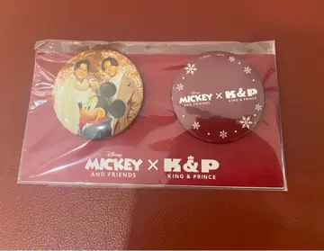 미키 & 프렌즈 x 킹 & 프린스 캔뱃지 세트