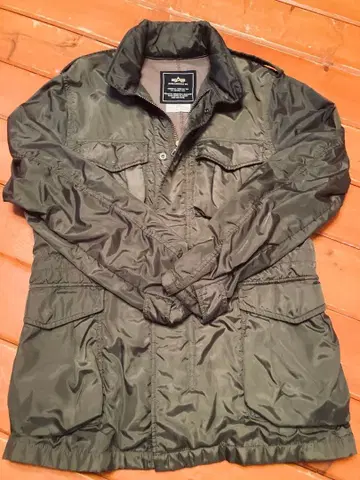 ALPHA INDUSTRIES 밀리터리 자켓 L 사이즈 올리브