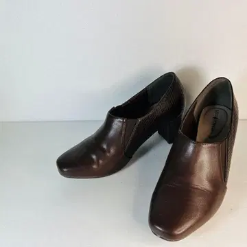 patrick cox 패트릭 콕스 브라운 가죽 부티 중간 굽