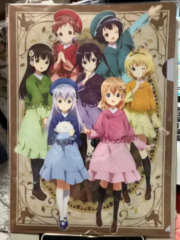 주문은 토끼입니까 A4 클리어 파일 3장 세트