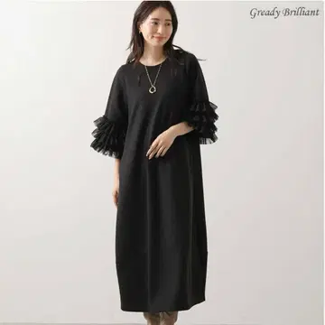 Greedy Brilliant 튤 프릴 원피스