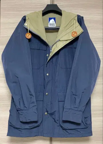 레어 90s 시에라 디자인 마운틴 파카 USA 제조 블루스톤 M