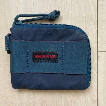 BRIEFING 브리핑 코인 퍼스 코인 케이스 지갑 네이비